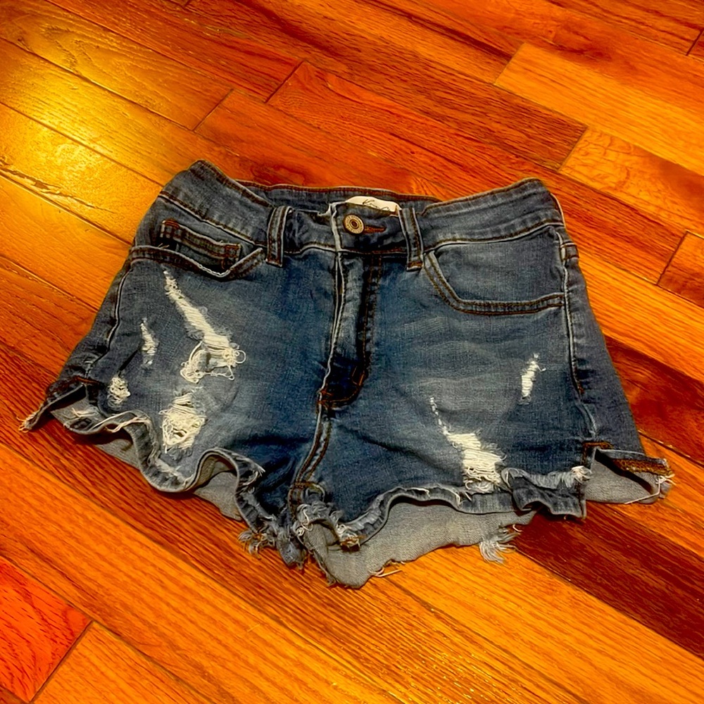 KanCan Blue Jean Shorts Size 0/23